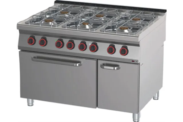 SPT 90/120 - 21 G ﻿Kuchnia gazowa z piekarnikiem elektrycznym Red Fox