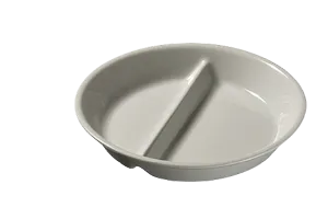 Talerz z melaminy obiadowy, dzielony REDFOX