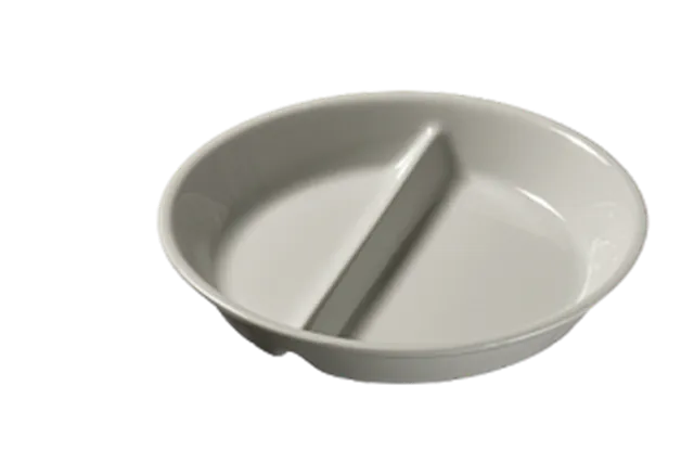 Talerz z melaminy obiadowy, dzielony REDFOX