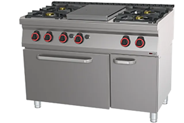 STPT 70/120 21 G Kuchnia z piekarnikiem gazowa REDFOX