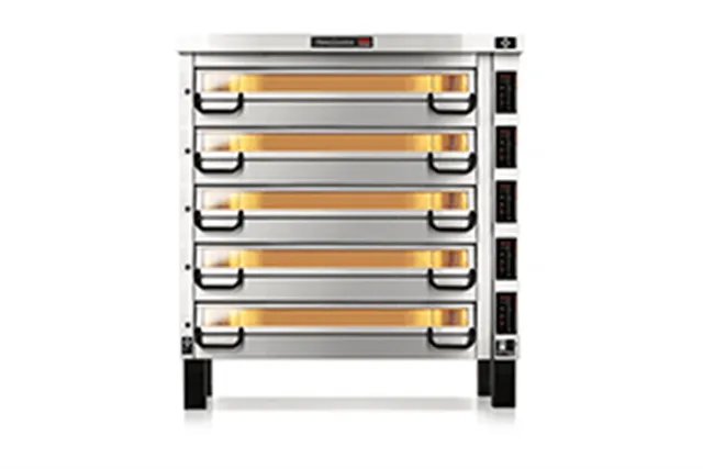 PM 845ED Piec do pizzy 5-komorowy sterowany elektronicznie POWERED BY RM
