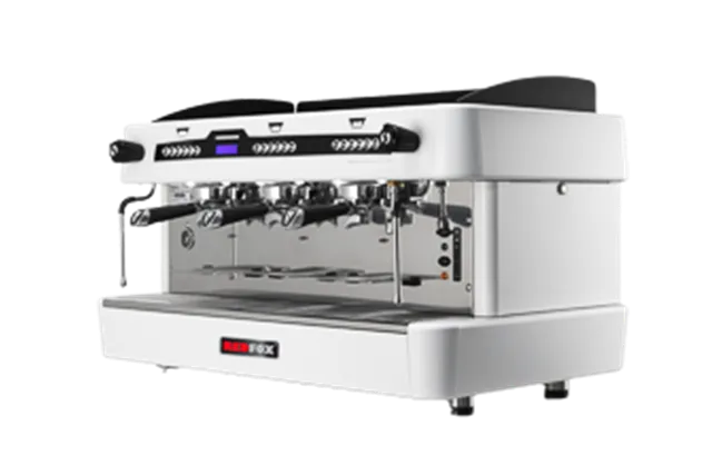 Q 3/W Ekspres do kawy 3-grupowy biały REDFOX