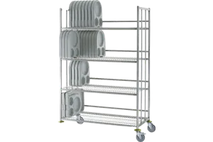 Wózek 4 półkowy na tace POWERED BY RM