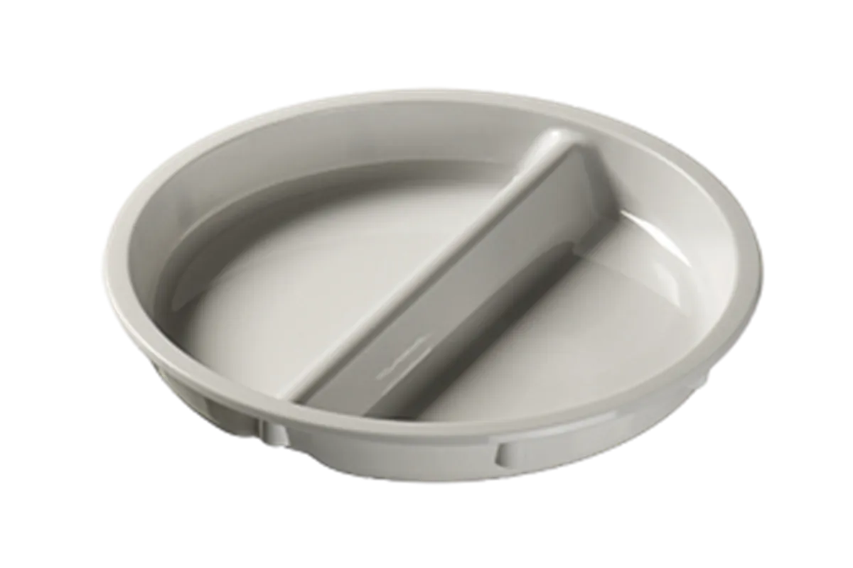 Talerz porcelanowy obiadowy, dzielony POWERED BY RM