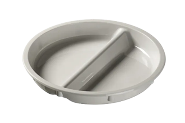 Talerz porcelanowy obiadowy, dzielony POWERED BY RM