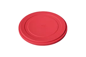 Pokrywka silikonowa czerwona do talerza obiadowego POWERED BY RM