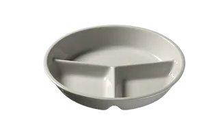 Talerz porcelanowy obiadowy, dzielony POWERED BY RM