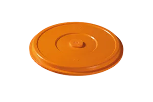 Pokrywka syntetyczna pomarańczowa do talerza obiadowego POWERED BY RM