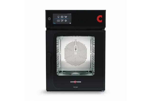 Piec konwekcyjno-parowy Convotherm mini pro Cmn 6.10 Black – 6× GN 1/1, elektryczny, drzwi prawe