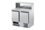 Stół chłodniczy do pizzy z blatem granitowym  z własnym chłodzeniem AKTP079500EV