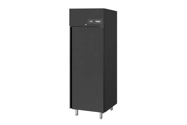 Szafa chłodnicza 1-drzwiowa stal w kolorze czarnym GN 2/1 650 L 1,7 kW 695x810x2020 Linia 650 AHK MN065S 001 Rilling