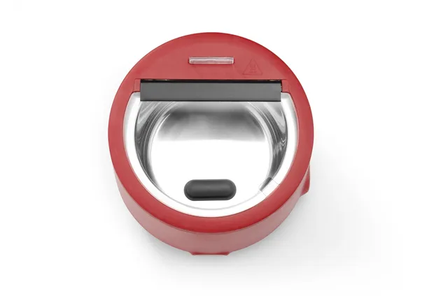 Kociołek do zupy UNIQ 8L czerwony z cyfrową regulacją temperatury Hendi 860571