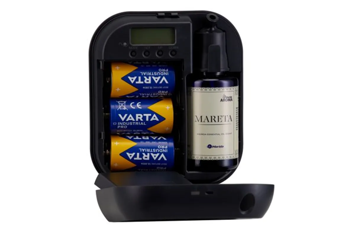 Elektroniczny dyfuzor zapachów MERIDA AROMA, czarny, Bluetooth
