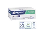 Ręczniki papierowe w roli z adaptorem MERIDA OPTIMUM AUTOMATIC MAXI, białe, średnica 19,5 cm, długość 240 m, dwuwarstwowe, karto