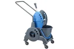 Wózek jednowiadrowy 15 l z kuwetą 8 l, niebieska prasa