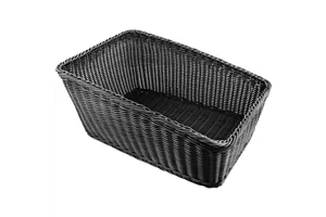 Kosz bufetowy na pieczywo, czarny, 290x440 mm Stalgast 361208