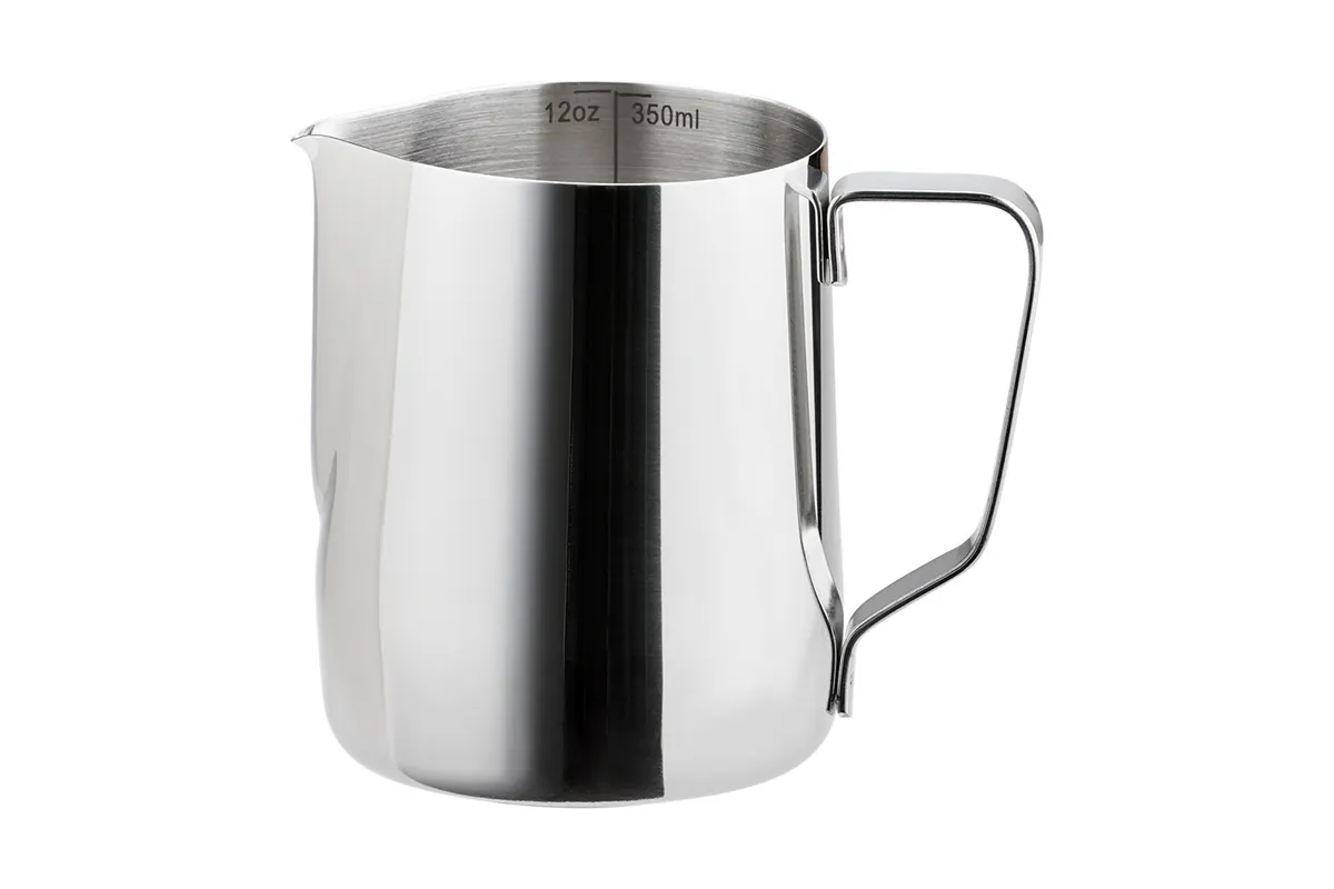 Dzbanek stalowy do spieniania mleka z miarką, V 0.35 l Stalgast 372037