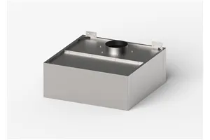 Okap skrzyniowy, skręcany, Gredil, 1010x1000x400 mm Gredil 619010