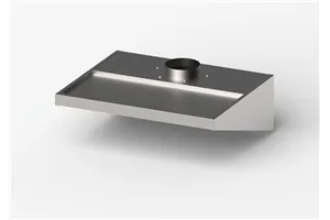 Okap do niskich pomieszczeń, skręcany, Gredil, 1210x1000x400 mm Gredil 619112