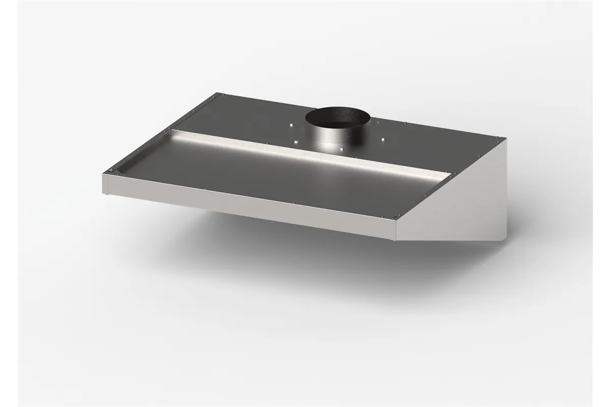 Okap do niskich pomieszczeń, skręcany, Gredil, 1210x1000x400 mm Gredil 619112