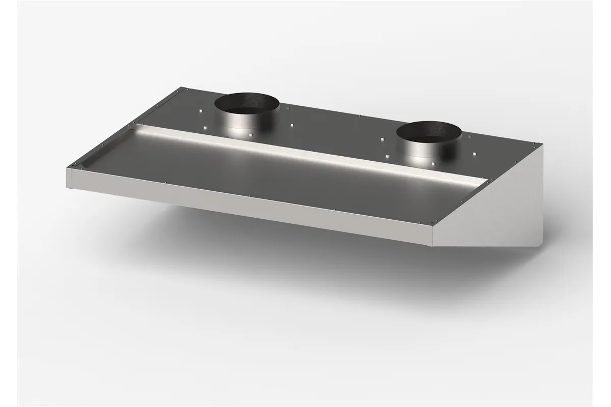 Okap do niskich pomieszczeń, skręcany, Gredil, 1510x1000x400 mm Gredil 619115