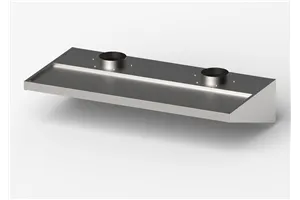 Okap do niskich pomieszczeń, skręcany, Gredil, 2010x1000x400 mm Gredil 619120