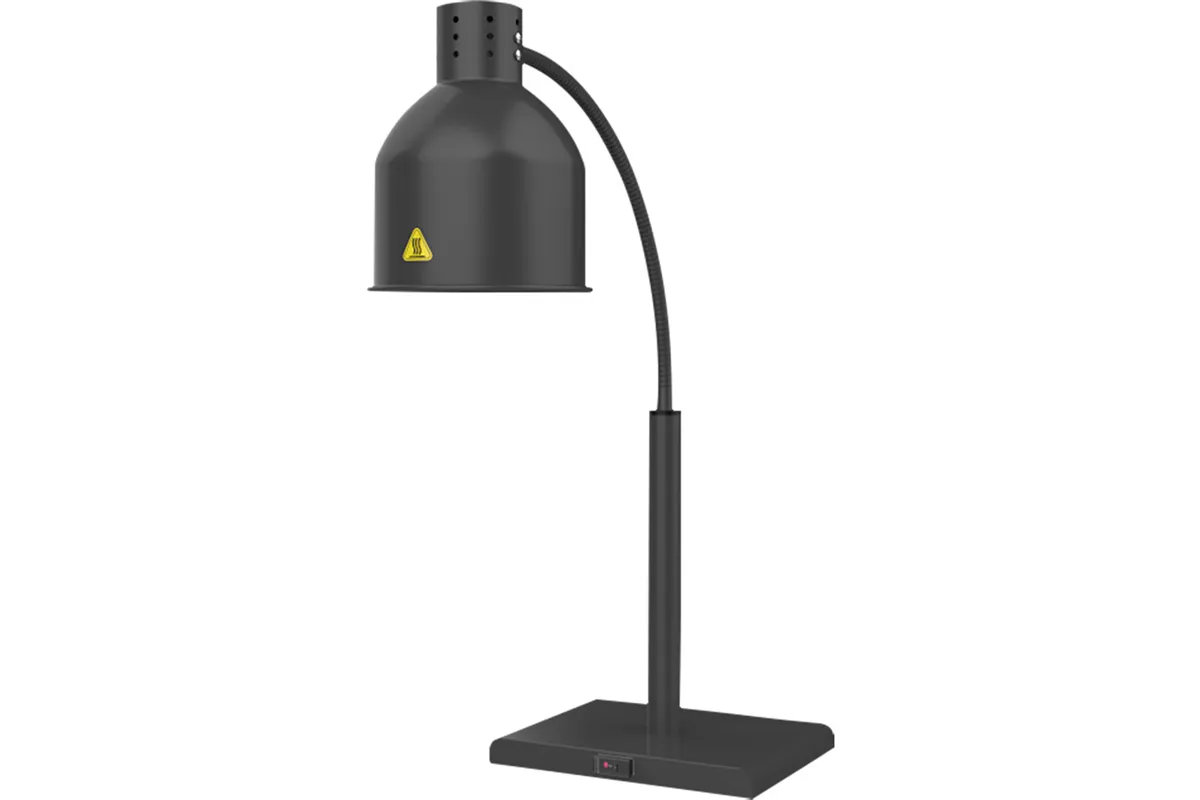 Lampa grzewcza do potraw pojedyncza, czarna, P 0.25 kW Stalgast 692401