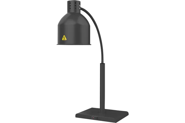 Lampa grzewcza do potraw pojedyncza, czarna, P 0.25 kW Stalgast 692401