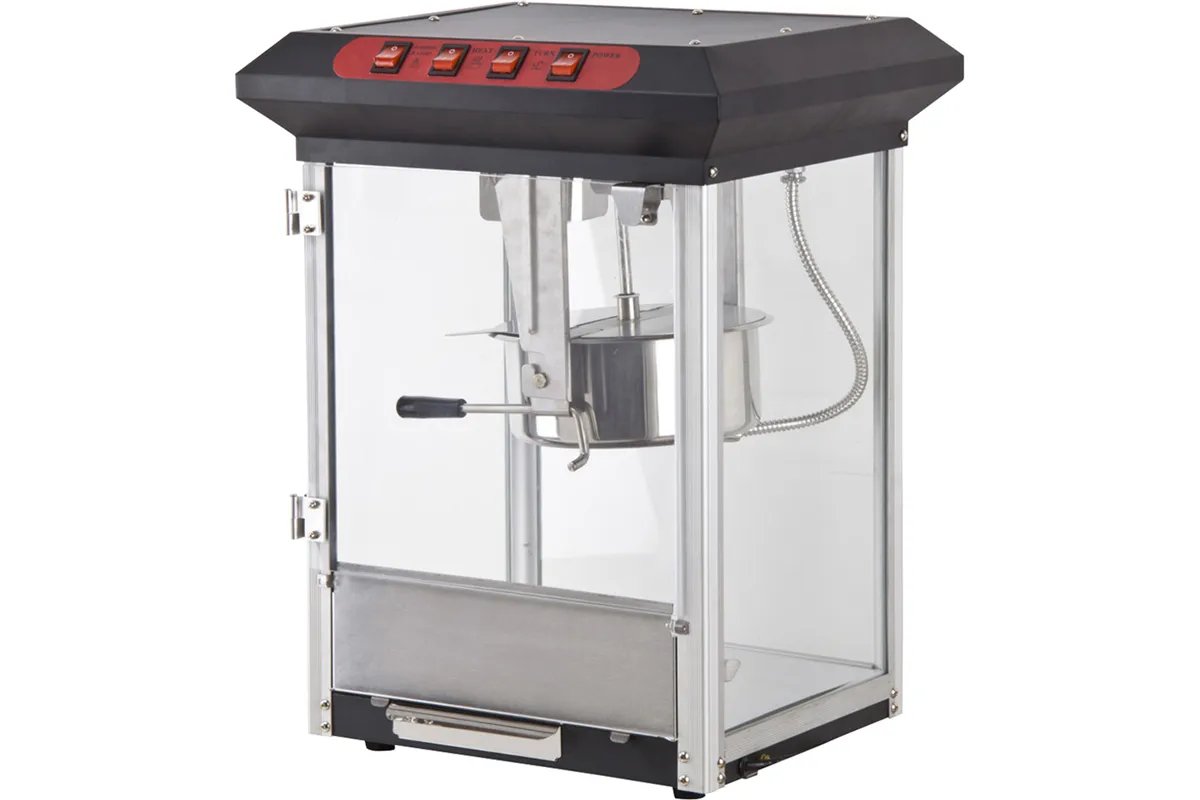 Urządzenie do popcornu, czarny, Gredil, P 1.3 kW Gredil 696000