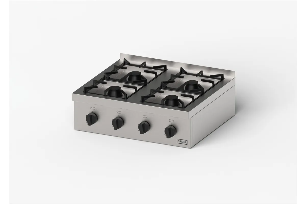 Kuchnia gazowa nastawna, Gredil, P 25 kW, G30/37 mbar Gredil 965583