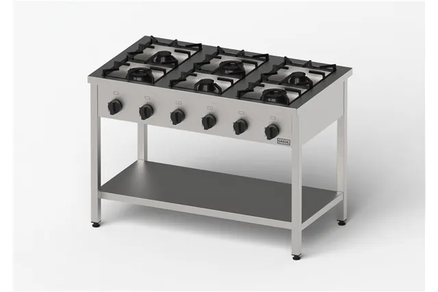 Kuchnia gazowa, Gredil, skręcana, 1200x700x850 mm, P 37.5 kW, G20/20 mbar Gredil 976621