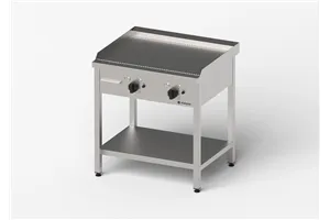 Płyta grillowa elektryczna, ryflowana, Gredil, 800x700x850 mm, P 8.1 kW, U 400 V Gredil 977312