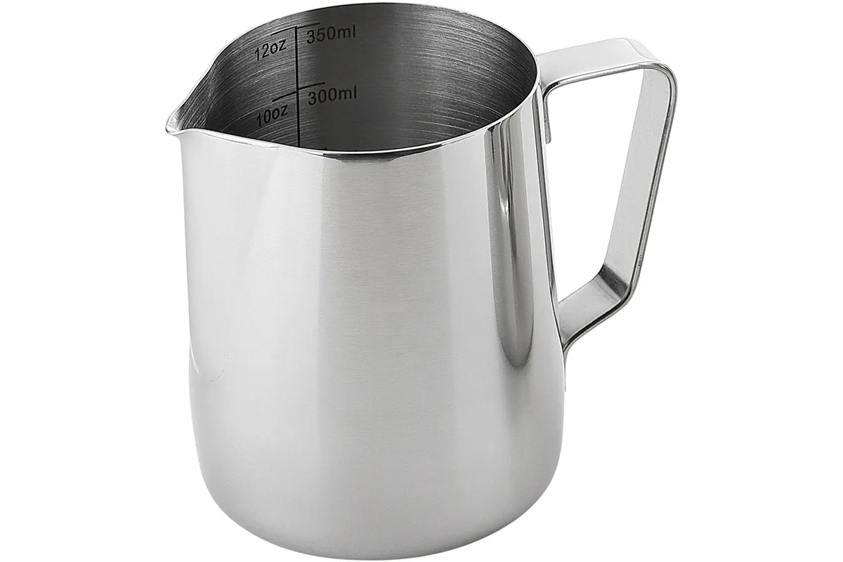 Dzbanek stalowy do spieniania mleka z miarką, V 0.35 l Stalgast 372037