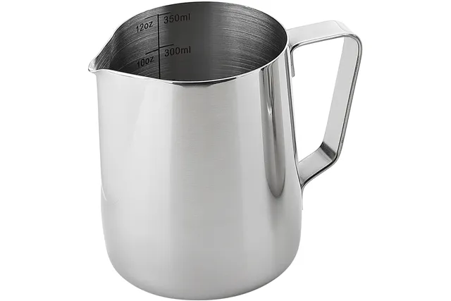 Dzbanek stalowy do spieniania mleka z miarką, V 0.35 l Stalgast 372037