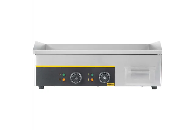 Płyta grillowa 1/2 gładka, 1/2 ryflowana, Gredil,  P 3.5 kW, U 230 V Gredil 745120