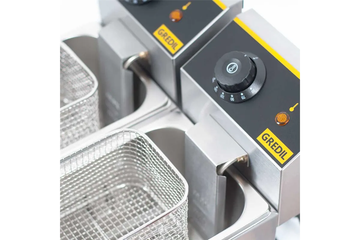 Frytownica, Gredil, V 2x3 l, P 2x2.2 kW Gredil 746070