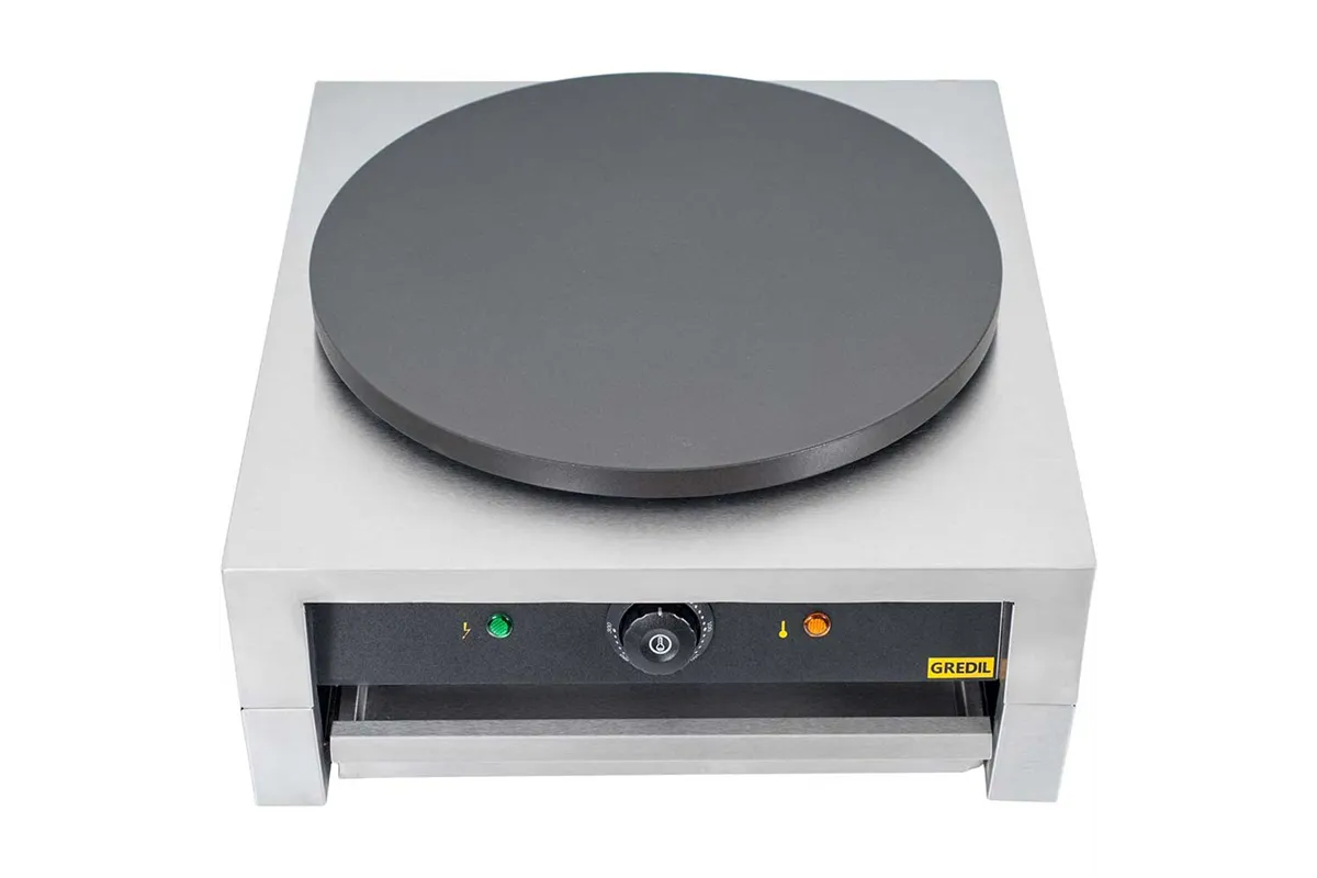 Naleśnikarka, płyta żeliwna z powłoką ceramiczną, Gredil, P 3 kW, U 230 V Gredil 772281