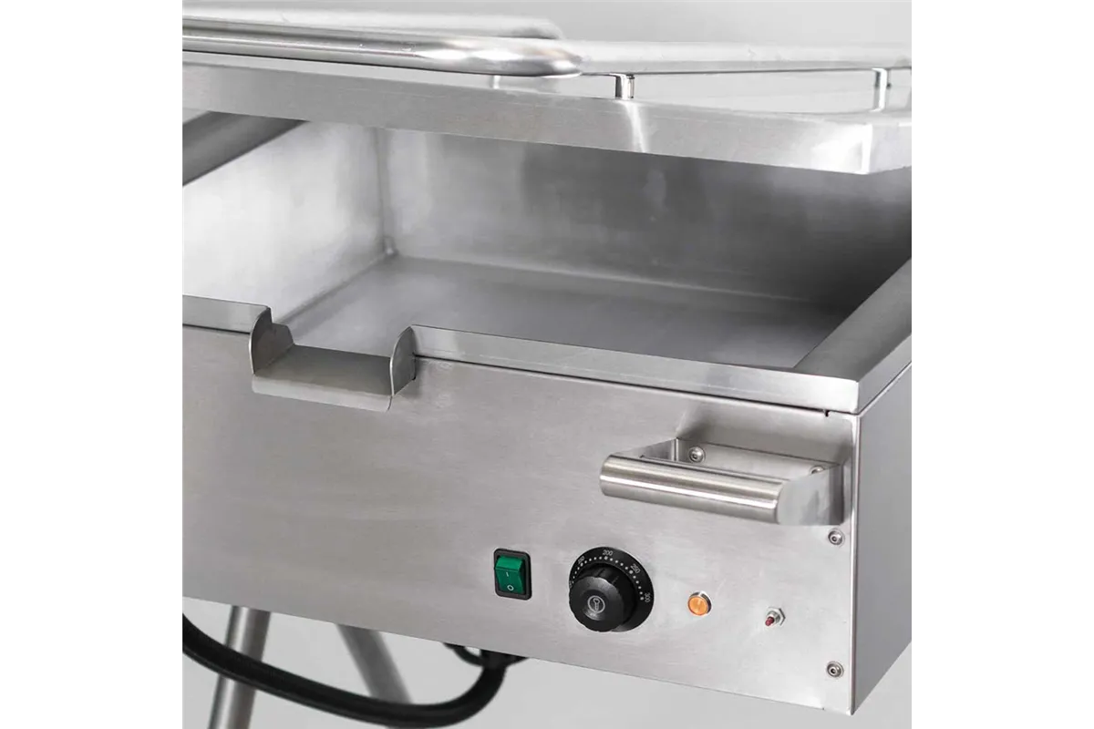 Patelnia elektryczna uchylna na stelażu, Gredil, 700x786x912 mm, P 6.3 kW, U 400 V Gredil 778003