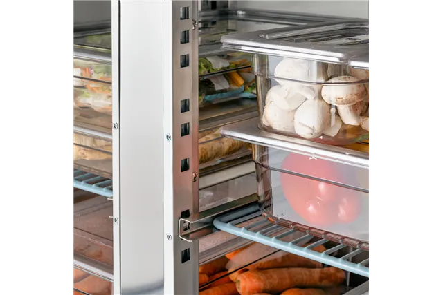 Stół chłodniczy 2 drzwiowy, agregat po prawej stronie, Frost, GN 1/1, V 187 l Stalgast 835026