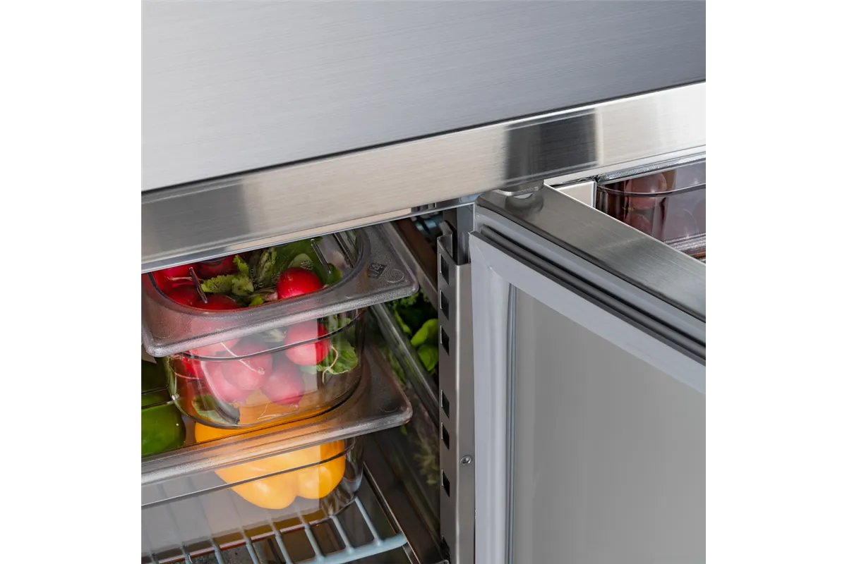 Stół chłodniczy 2 drzwiowy, agregat po prawej stronie, Frost, GN 1/1, V 187 l Stalgast 835026