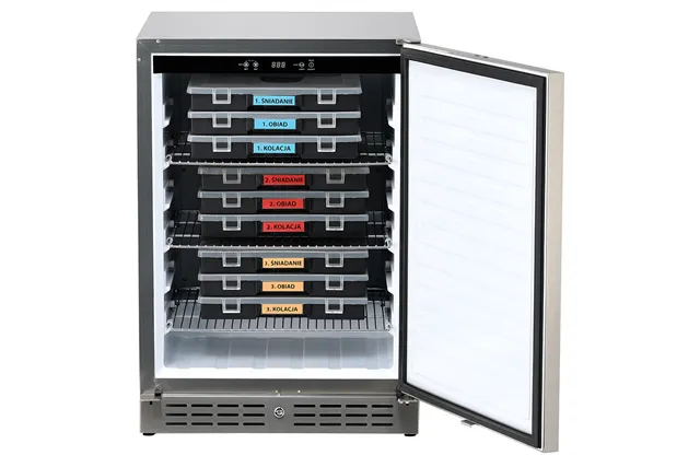 Lodówka na próbki, V 140 l Stalgast 850000