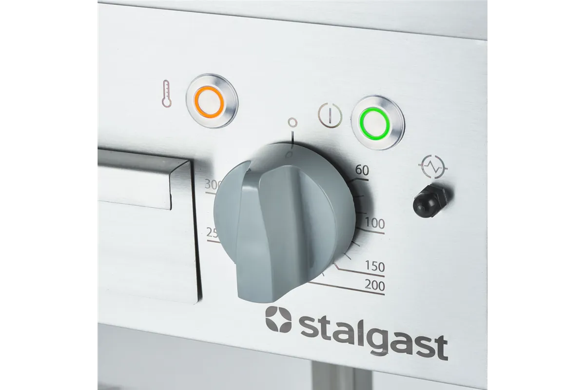 Płyta grillowa elektryczna, ryflowana, Gredil, 400x700x850 mm, P 4.0 kW, U 400 V Gredil 977302