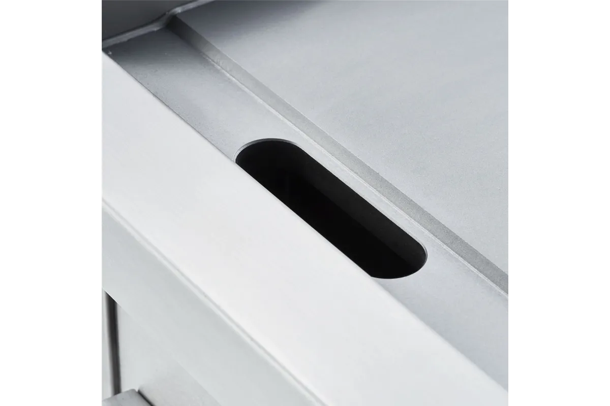 Płyta grillowa elektryczna, ryflowana, Gredil, 400x700x850 mm, P 4.0 kW, U 400 V Gredil 977302