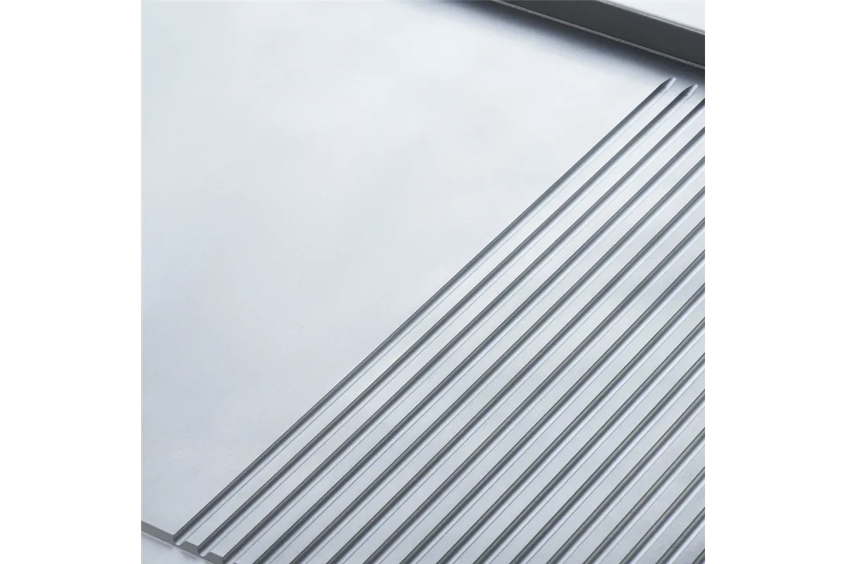 Płyta grillowa elektryczna, gładko-ryflowana, Gredil, 800x700x850 mm, P 8.1 kW, U 400 V Gredil 977313