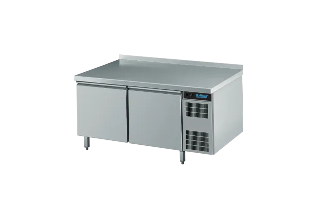 Stół chłodniczy piekarniczy  2-modułowy do centralnego chłodzenia z blatem z rantem tylnym 1300x800x850 AKT ZK824 6601 Rilling