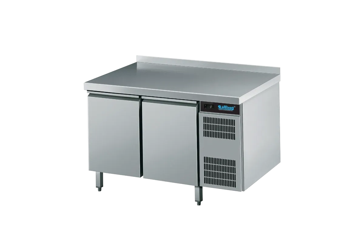Stół mroźniczy 2-modułowy z własnym agregatem z blatem z rantem tylnym 1250x700x850 ATK EK721 1701 Rilling
