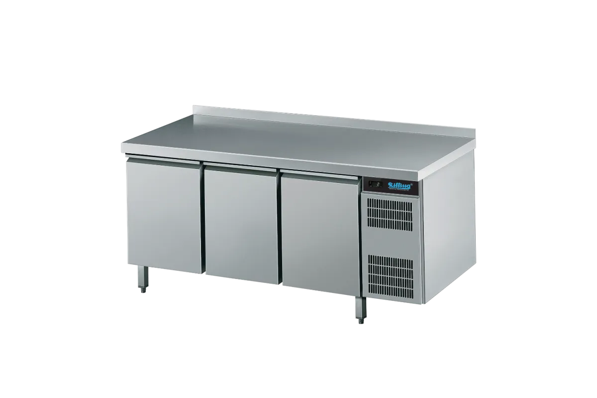 Stół mroźniczy  3-modułowy z własnym agregatem z blatem z rantem tylnym GN 1/1 490L 1725x700x850 ATK EK731 1701 Rilling