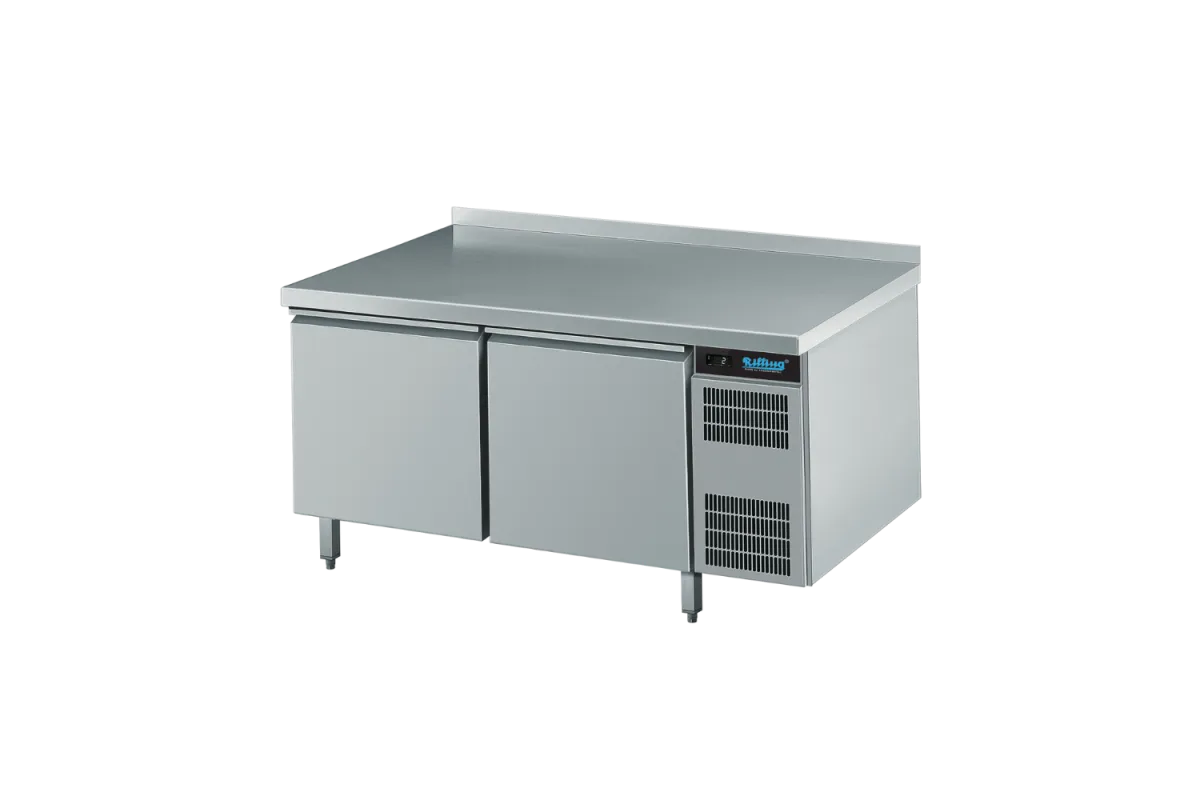 Stół chłodniczy piekarniczy 2-modułowy do centralnego chłodzenia z blatem bez rantu tylnego 1300x800x850 AKT ZK824 6602 Rilling
