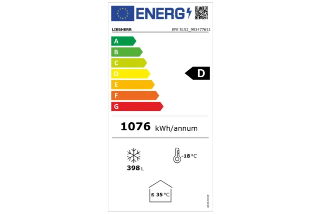 Zamrażarka skrzyniowa do lodów 520 l 82,5x167,5x68cm Liebherr EFE5152