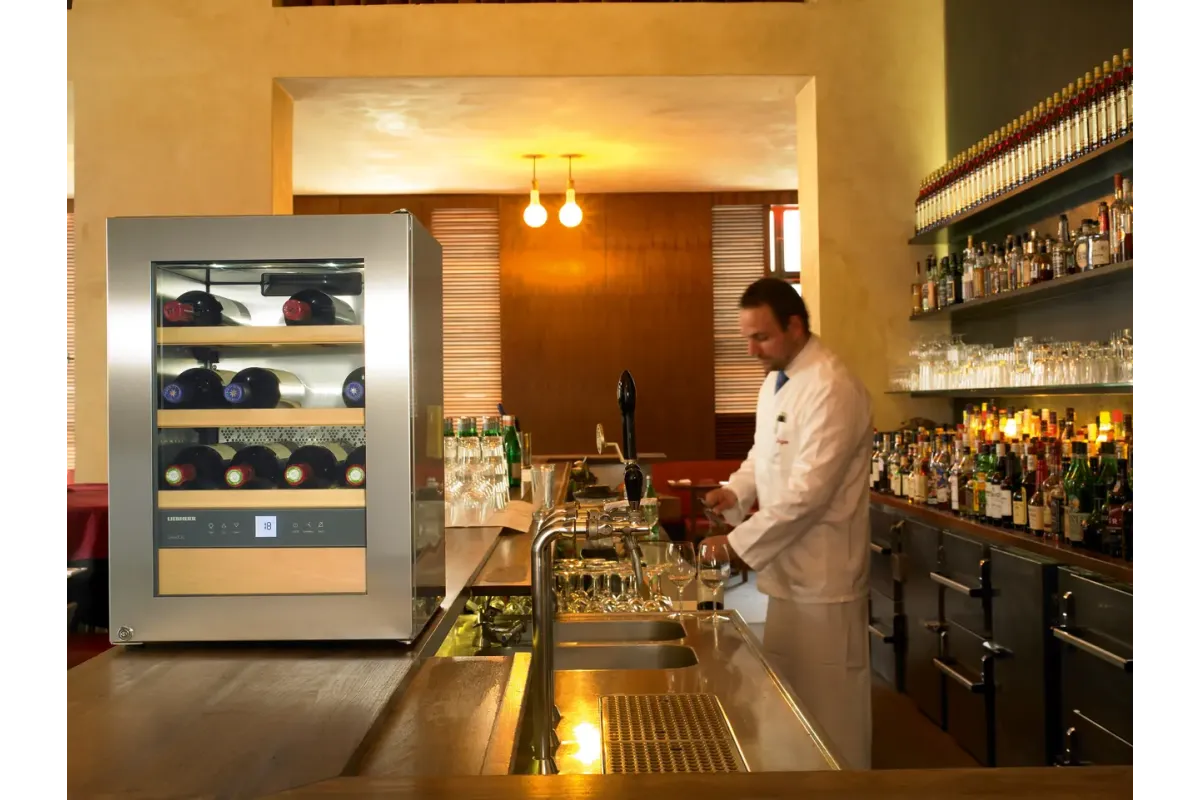 Szafa do przechowywania wina 56 l 61,2x42,5x47,8 cm Liebherr WKes653